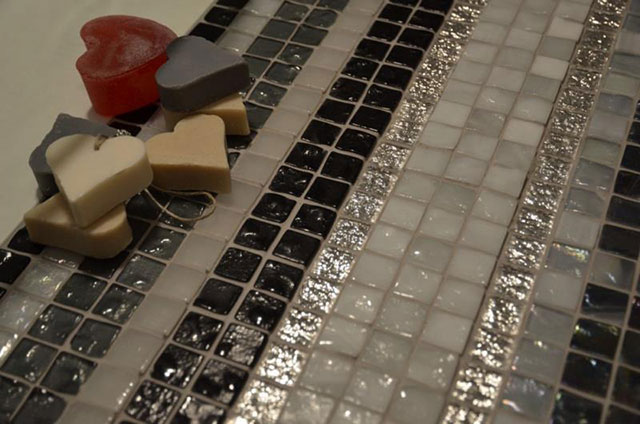 馬賽克瓷磚環氧彩砂效果 馬賽克瓷磚環氧彩砂效果