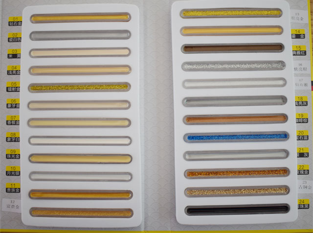 真瓷膠色板 真瓷膠色板